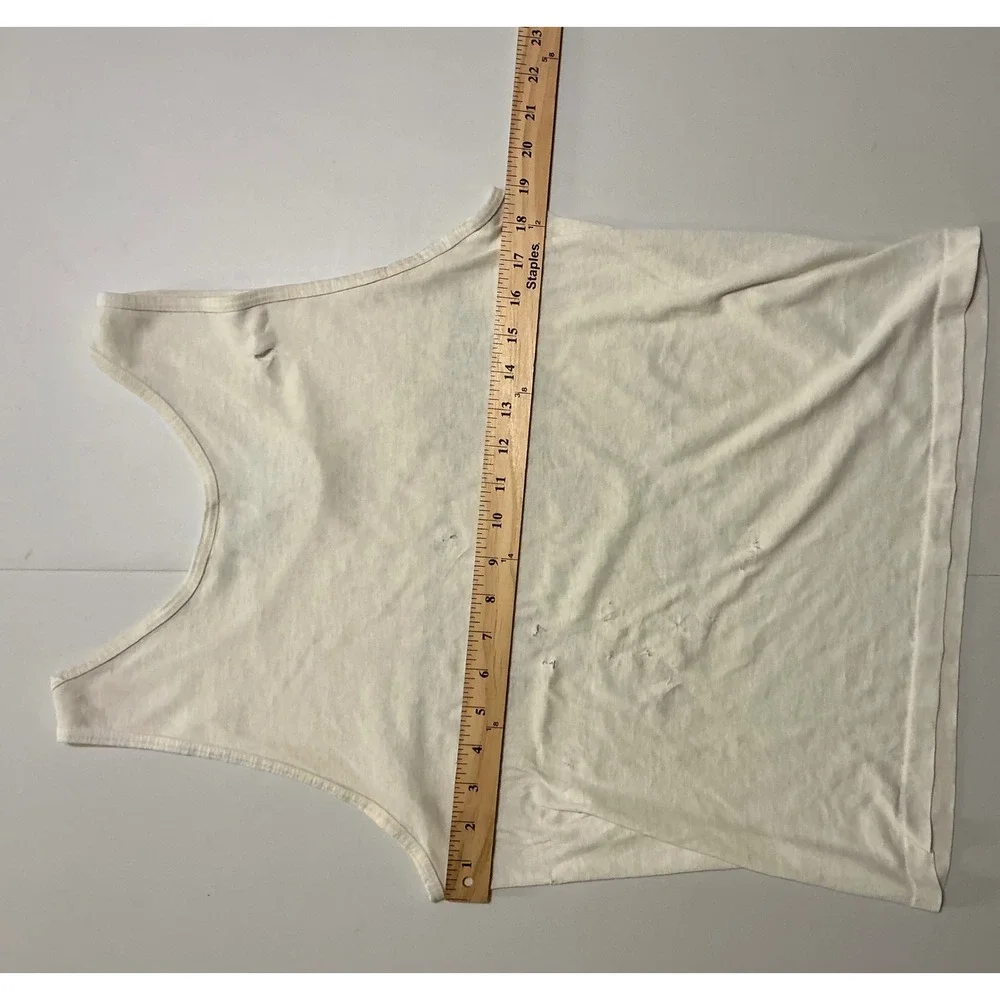 VTG USA Single Stitch Busch Gardens White Tiger Tank Top Grunge Distressed S - Picture 6 of 6